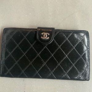 Authentic Vintage Chanel Wallet in Black